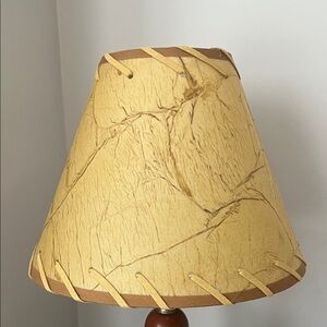 Wayfair New in box  Tan and Brown Rustic Lampshade